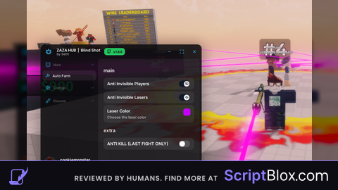 ZAZA HUB KEYLESS SCRIPT     ANTI INVISIBLE PLAYER  AND MORE