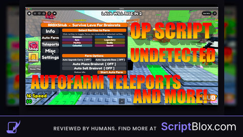 INSTANT CATCH AUTOFARM SCRIPT DELETE LAVA TELEPORTS AND MORE