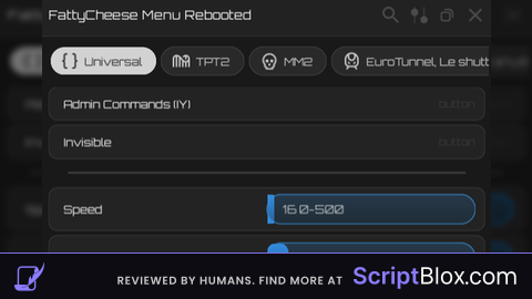 FattyCheese Rebooted   Universal Menu  WIP
