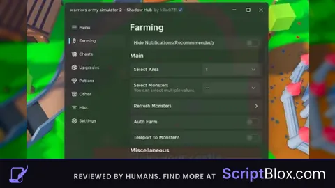 Auto Farm Auto Open Chest Auto Upgrade Local Player and More