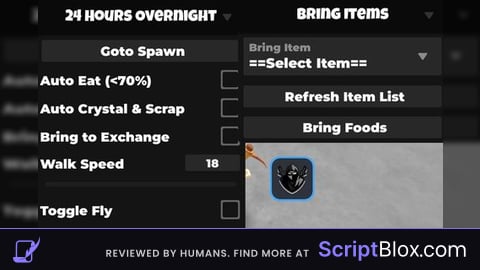 script bring food and auto mine and more