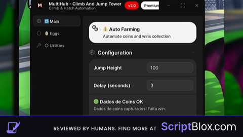 Climb A Jump Tower Auto Coins Auto Wins Hatch No Key