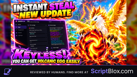 [KEYLESS] Instant Pick-up New Volcanic Egg by ZanjiHub