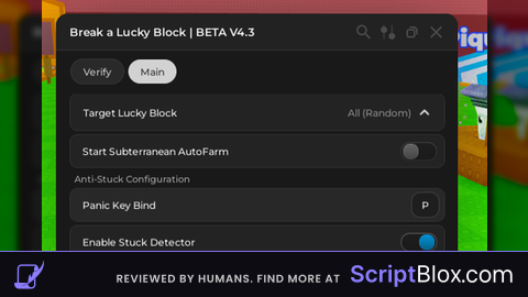 Auto farm all lucky blocks and Quick Tp (Fixed KEY)