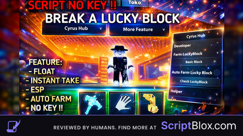 BREAK A LUCKY BLOCK SCRIPT NO KEY AUTO FARM LUCKY BLOCK