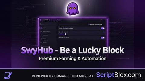 SwyHub New UI Auto Farm Auto Rebirth Auto Upgrade anb More