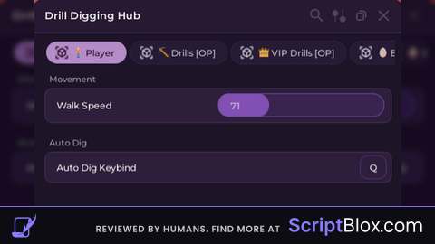 Drill Digging Hub OP ASF