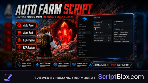 Talon Hub | Auto Farm, Auto Farm A, ESP Crystall,  & More
