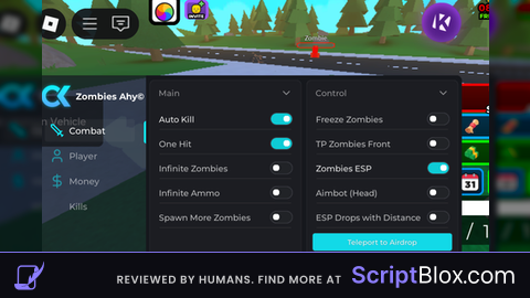 Zombies Bunker zombies tycoon Script auto kill inf zombies