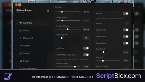 Syllinse OP SCRIPT FREE AUTOPARRY INVISIBLE AUTORYTHM CHESS