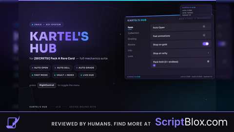 Kartel's Hub - Pack a Rare Farm