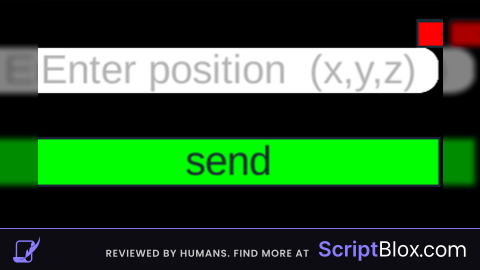 Roblox script Teleport position