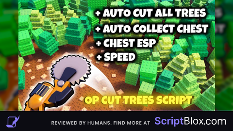 CUT ALL TREES ON MAP OP FARM AUTO COLLECT CHEST