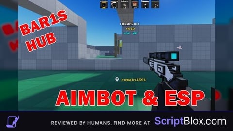 BAR1S HUB Aimbot Esp Aim Head