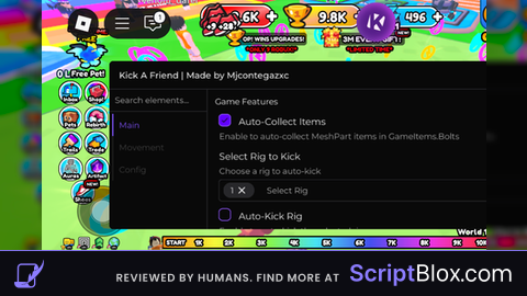 Kick A Friend Script Auto Win And More