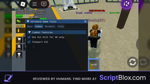 Script One hit kill and More