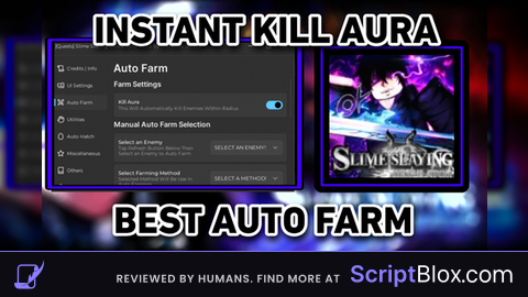KILL AURA AND AUTO FAST FARM AND MORE