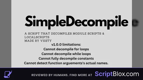 SimpleDecompile