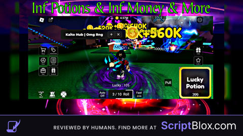 Op script Inf Money and Inf Potions