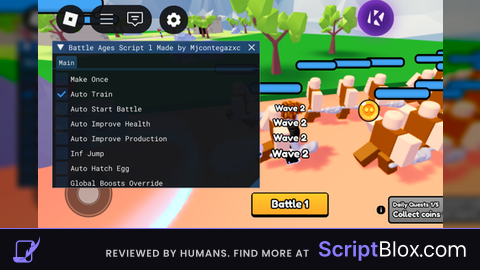 Script keyless Auto Battles And Spam Train