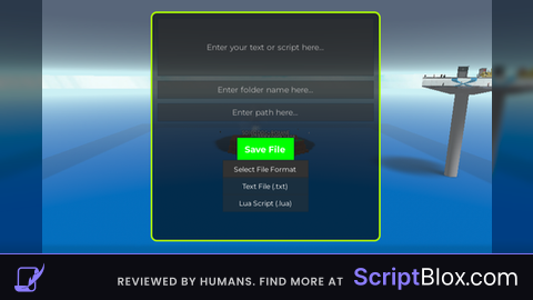 LUA or TXT File Saver Gui FOR LAZY PEOPLE ONLY :/