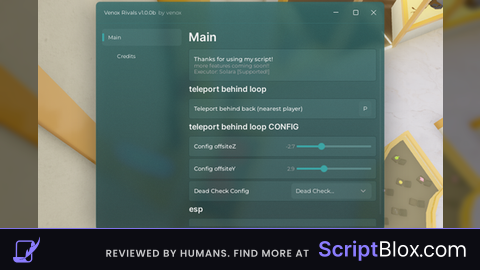 OP Script Solara Support