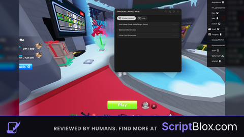 shaders script for rivels no key
