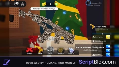 skins wrap charm finisher unlocker serverside