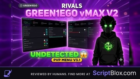 GREEN1EGO vMAX V2 Undetected PVP Menu
