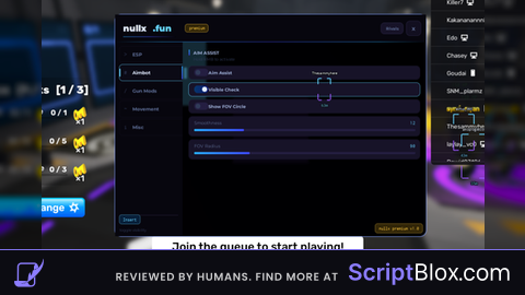 NullXfun OP SCRIPT AIMBOT RAPID FIRE BIGHEAD ESP