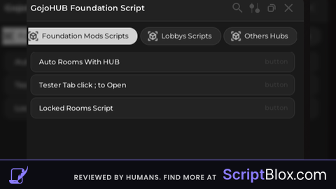 The GojoHUB New Foundation Script