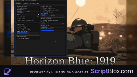 | Horizon Blue 1919 | Silent Aim, ESP and MORE!