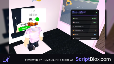 DiamondHub  Bloxburg AutoFarm