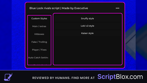 Kaiser Loki v2 and Snuffy custom style NO KEY