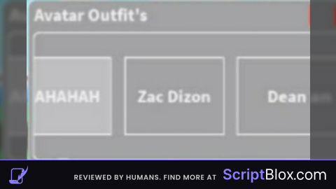 Avatar Outfit Changer