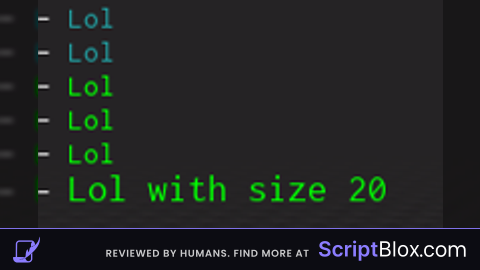 Custom output color