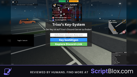 Trixo script for squit game games not recommended