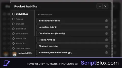 Pocket hub lite update selector