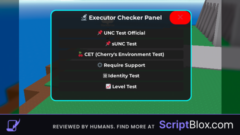 Executor Checker Panel ALL IN ONE GUI