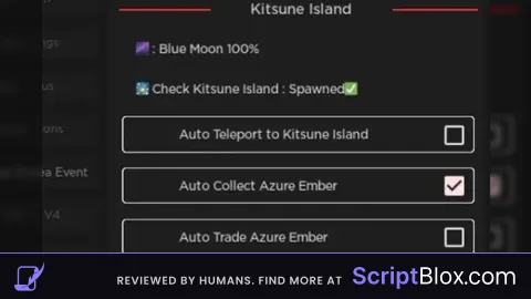 Auto tp to  island Collect azure ember etc