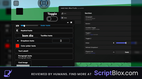 Redz hub ui