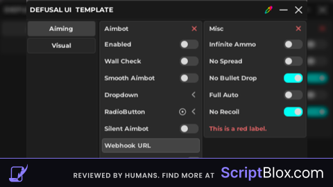 DEFUSAL UI LIBRARY