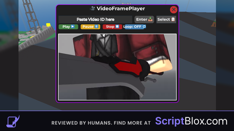 WORKING VideoFrame Player Gui