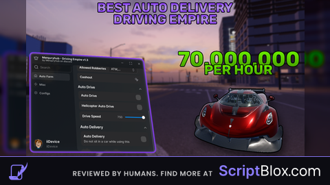 Undetected Auto Delivery Instant Arrest Auto Rob and more!