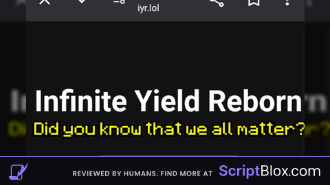 Infinite Yield Reborn Legacy READ DESC