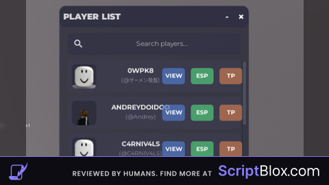 Playerlist gui or Spy gui
