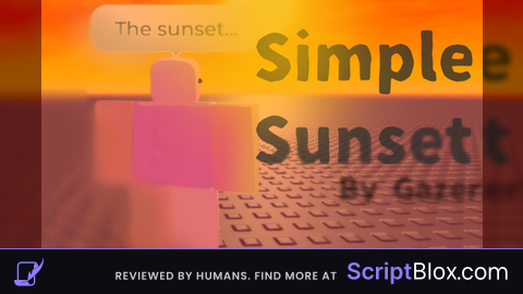 Simple sunset