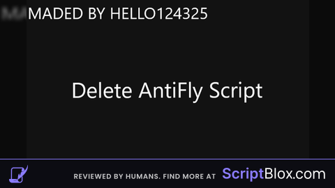 Delete Anti Fly Script