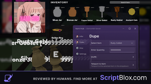 SCRIPT Nami Hub DUPE