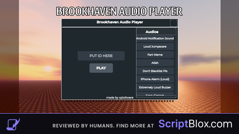 *FE* Audio player script for brook